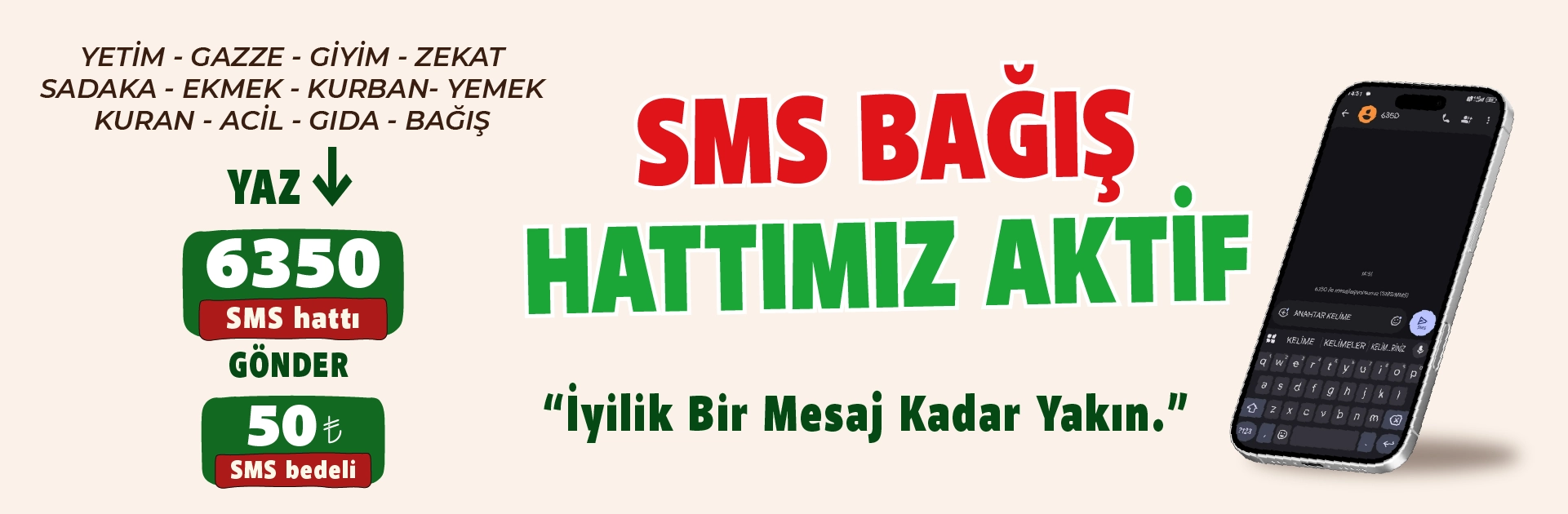 Sms Bağış Slider Masaüstü